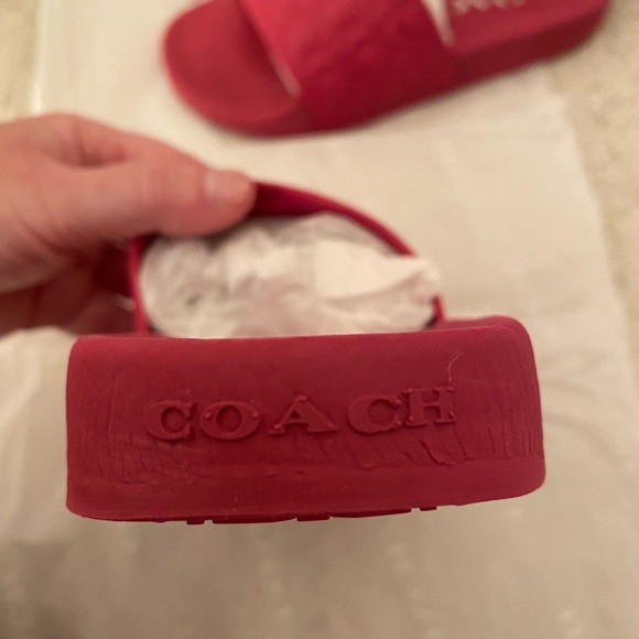 NWB COACH G5062 ULI SLIDE/SLIP ON SPORT SLIDES Women’s Size 6 - Picture 8 of 10